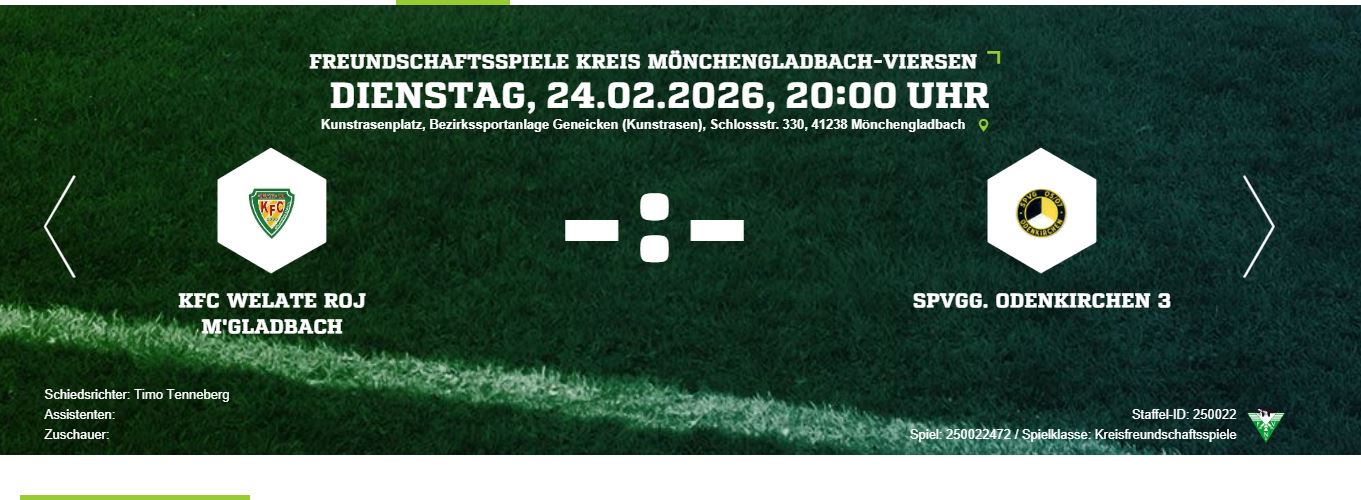 Nächster Test: Heimspiel gegen Odenkirchen!